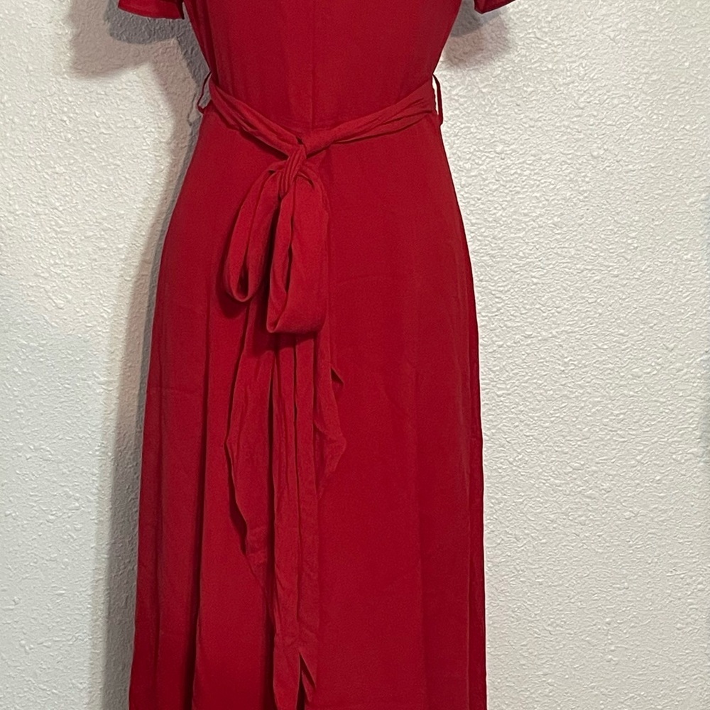 The J.peterman company vintage red dress size medium - Picture 5 of 10